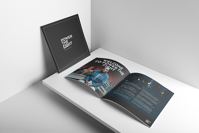 Church Brochure Design and Print: Power The Fight