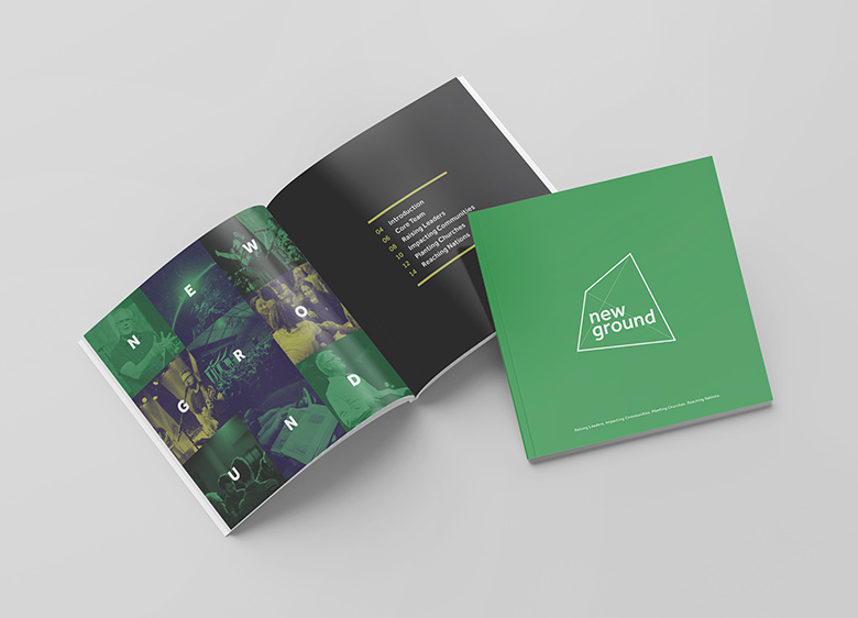 Church Brochure Design and Print: New Ground