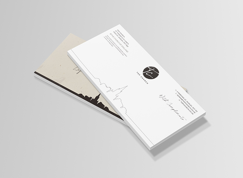 Church Compliment Slip Design and Print: Top Church