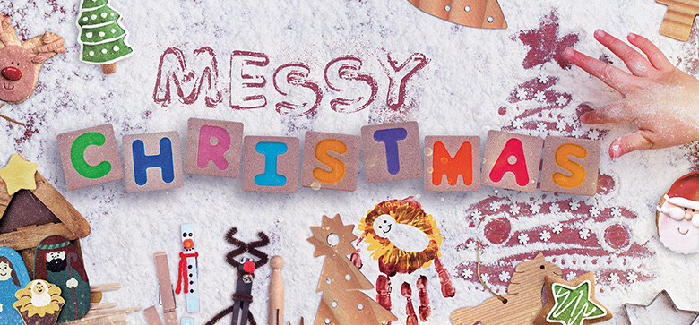 Church Flyer Design: Real Life Church – Messy Christmas