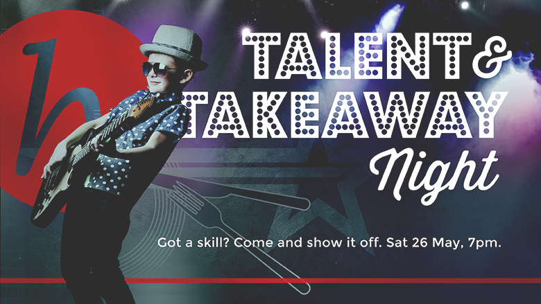 Church Flyer Design: Hope Church – Talent and Takeaway