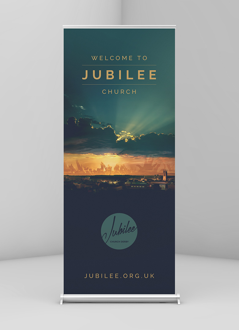 Church Banner Design and Print: Jubilee Church